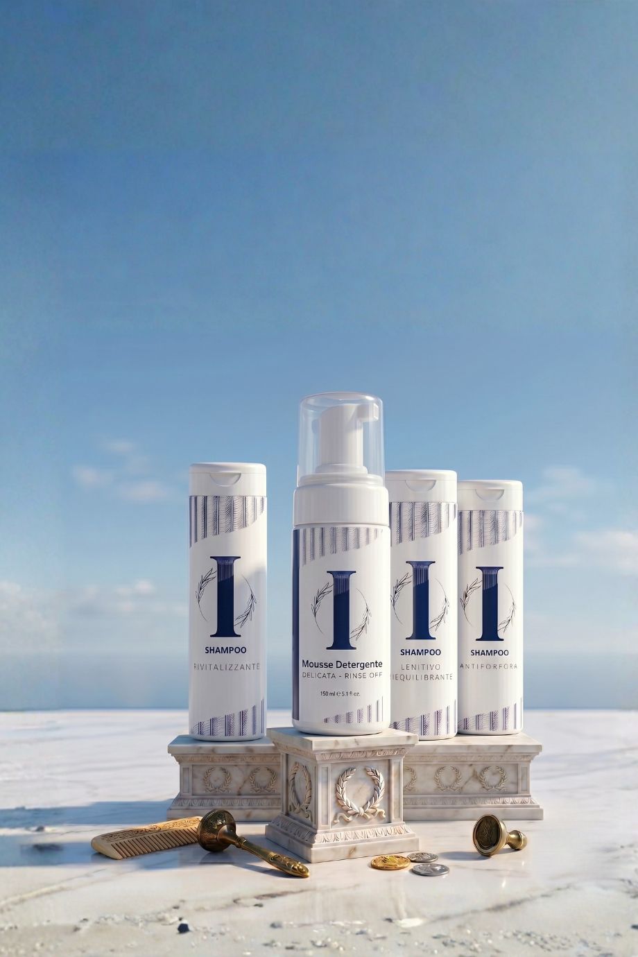 Kit post-trapianto capelli Imperator 4 prodotti protocollo completo Made in Italy